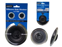 24 Wholesale SINK STRAINER SILICONE 4.5" Diameter