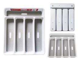 12 of 5-SECTION CUTLERY HOLDER 12.7"X11.4"X1.8" WHITE Color