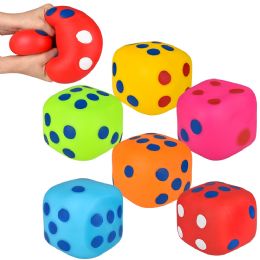 24 pieces 4.75" Squish And Roll Mega Marshmallow Dice 6ct - Store