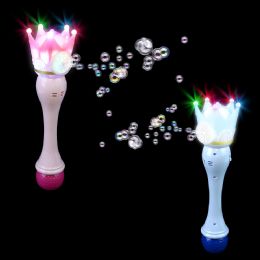 18 pieces 13.5" LighT-Up Crown Bubble Wand - Store