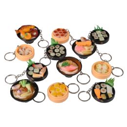 576 pieces 1.5" Asian Food Key Ring Assortment - Store