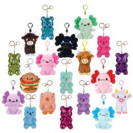 144 pieces 3.5"-4" Plush Clip On Assortment - Store