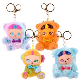 144 pieces 3" Doll Collection Mini Plush Clip Ons - Store