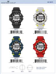 12 pieces Digital Watch - 86751 assorted colors - Digital Watches