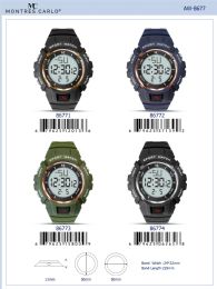 12 pieces Digital Watch - 86771 assorted colors - Digital Watches