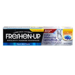 12 pieces FresheN-Up Toothpaste 4oz Fresh Mint Paste Extra Whitening Sensitive Expire August 2027 - Toothbrushes and Toothpaste