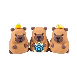 288 pieces Capybara Pencil Sharpener And Eraser    24/dsp - Pens & Pencils
