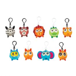 288 of Zoo Animal Squishies Backpack Buddy 24/bag Xyz