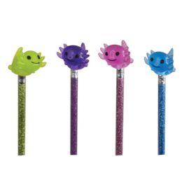 576 pieces Axolotl Eraser Pencil Topper  24/tub - Pencil Grippers / Toppers