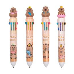 144 pieces Capybara 10 Color Pen     12/dsp - Pens & Pencils