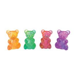 288 pieces Scented 2 Color Gummy Bear Pencil Topper   24/tub - Pencil Grippers / Toppers