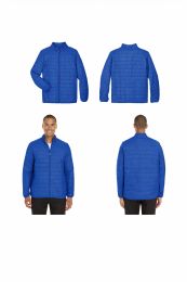 96 of Men's Prevail Packable Puffer Jacket Assorted Sizes M-2xl Royal Blue