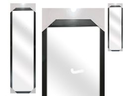 6 Pieces Full Length Door Mirror 11.8" X47.2" High Black Color - Home Accessories