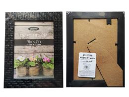 24 Pieces Photo Frame 5"x7" Woven Black - Picture Frames