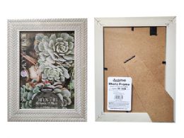 24 Pieces Photo Frame 5"x7" Woven Silver - Picture Frames