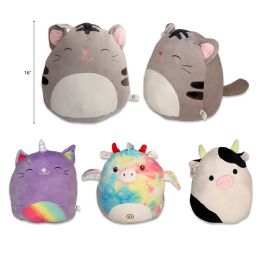 12 Wholesale 16" Plush Squish Animal