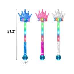 48 Pieces 21.2" Crown Flashlight - Light Up Toys