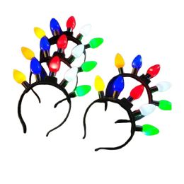 72 Pieces Light Bulb Headband - Light Up Toys