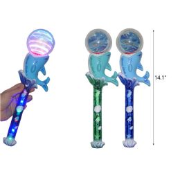 24 Pieces Shark Wand With Music &light - Light Up Toys