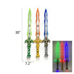 24 Pieces 30" Sword With Music &light - Light Up Toys