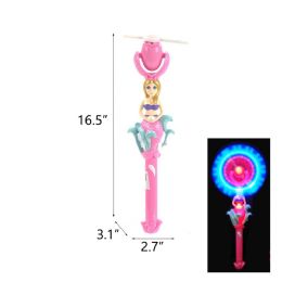48 Pieces 16.5" Mermaid Flashlight Spinner - Light Up Toys