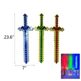 24 Pieces 23.6" Sword With Music &light - Light Up Toys