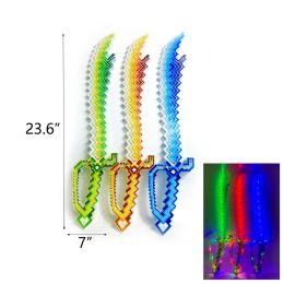 24 Pieces 23.6" Sword With Music &light - Light Up Toys