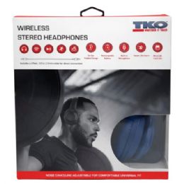 6 pieces of Tko Bluetooth Headphones In Navy Blue