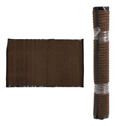 6 pieces Utility Mat 30x48 Ribbed Brown Indoor/outdoor Runner Polypropylene/pet/pvc/vinyl - Mats