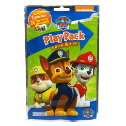 48 pieces Play Pack Paw Patrol 4crayons, 25stickers, 24pg Fun Size Color Book - Coloring & Activity Books
