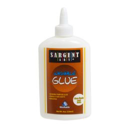 24 pieces of School Glue 8oz Washable Sargent Art