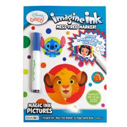 12 pieces Imagine Ink Disney Baby Magic Ink Color Book W/marker Pp - Coloring & Activity Books