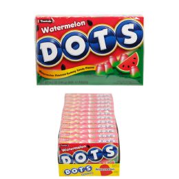 12 pieces Watermelon Dots Theater Box 6.5 Oz Counter Display - Food & Beverage