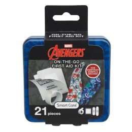 24 pieces First Aid Kit 21pc Marvel Avengers Tin Peggable - First Aid and Bandages