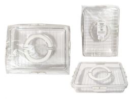 12 Pieces of Lock Storage Organizer With Handle 11.4x8.67x2.56"