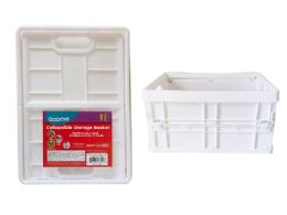 24 Pieces PAIL 18L 13.25" Diameter X12.5" High JUMBO BLUE RED Color - Buckets & Basins