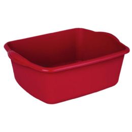 16 pieces 12 Qt. Dishpan - Red - Baking Supplies