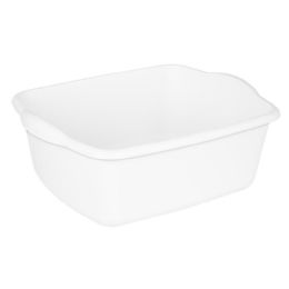 16 pieces 12 Qt Dishpan White - Baking Supplies