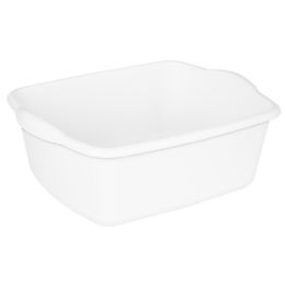 12 pieces 18 Qt. Dishpan (white) - Baking Supplies