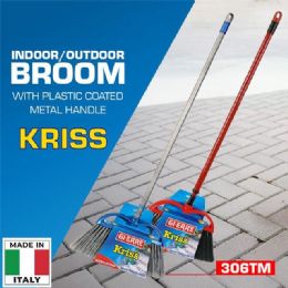 20 of "kriss" Tall Broom Indoor/outdoor
with Plastic Coated Metal Handle