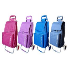8 Pieces 600d Shopping Cart W/cooler Pocket - Cooler & Lunch Bags