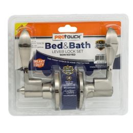 12 of Bed & Bath NoN-Keyed Lever Handle With Locking (satin Nickel)