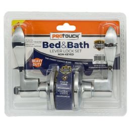 12 of Bed & Bath NoN-Keyed Lever Handle With Locking (chrome)
