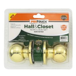 12 of Hall & Closet No Locking Door Lock Asst (gold)