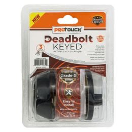 12 of Deadbolt Lock With Keys (black)