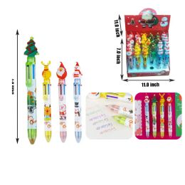 36 Pieces 6 Color Christmas Light Up Pen - Pens