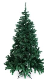 6 Pieces 4 Feet 200 Tip Christmas Green Tree - Christmas Decorations