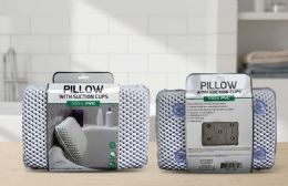 24 pieces 7-inchx11-inch Spa Pillow NoN-Slip With 05 Suction Cups - Pillows