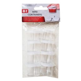 96 pieces 8pk 10ml Mini Containers 2.2x2.5cm - Food Storage Containers