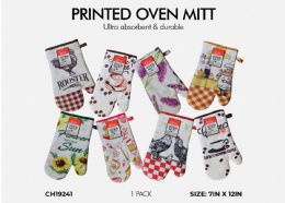 72 pieces 1pc Printed Oven Mitt - Oven Mits & Pot Holders